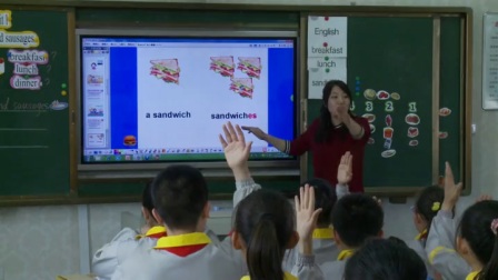 外研版(三起)小學(xué)英語五下Module3  Unit 1 She had eggs and sausages.寧夏張麗娟