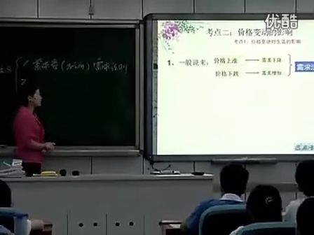 高二政治：價格變動的影響教學視頻