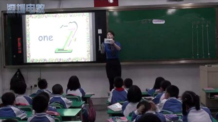 2015年《Lets count Numbers》小學英語朗文深港版一年級教學視頻-深圳-錦田小學：鄧君