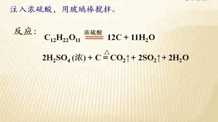 高一化學(xué)微課視頻《硫酸的性質(zhì)》