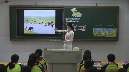 人教PEP版小學(xué)英語(yǔ)四下《Unit 4 At the farm》江西劉雯